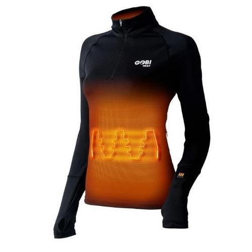 Women's GOBI Heat Basecamp Heated Base Layer 1/4 Zip Long Sleeve 1/4 Zip Base Layer - Primary Image