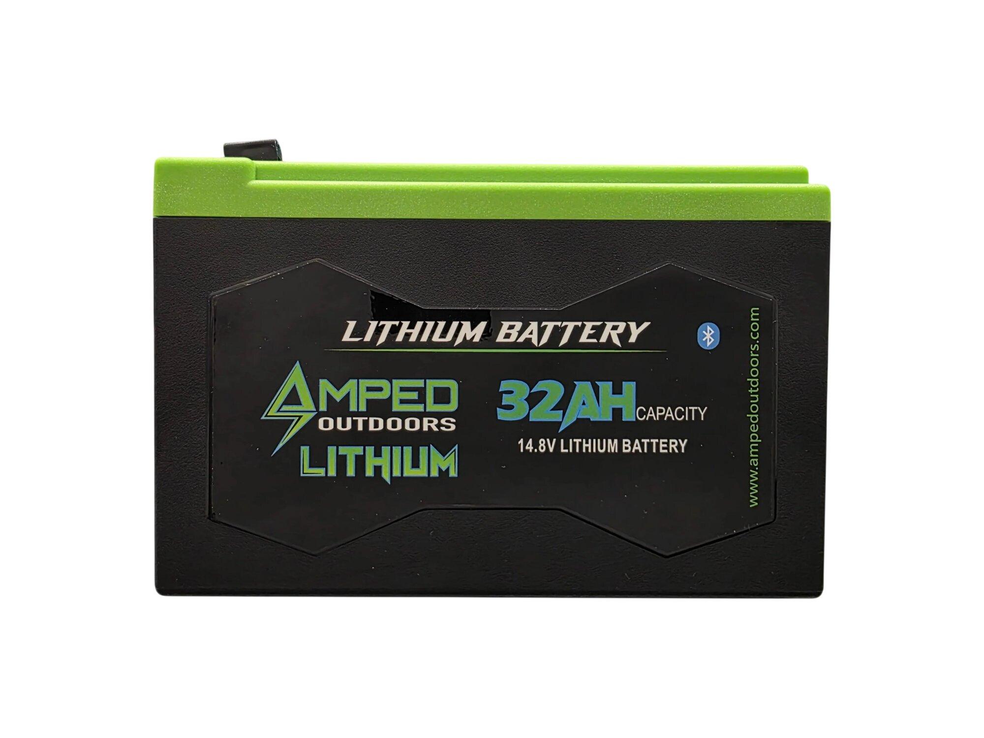 Amped Outdoors 32AH (14.8V NMC) Lithium Battery Charger Bluetooth