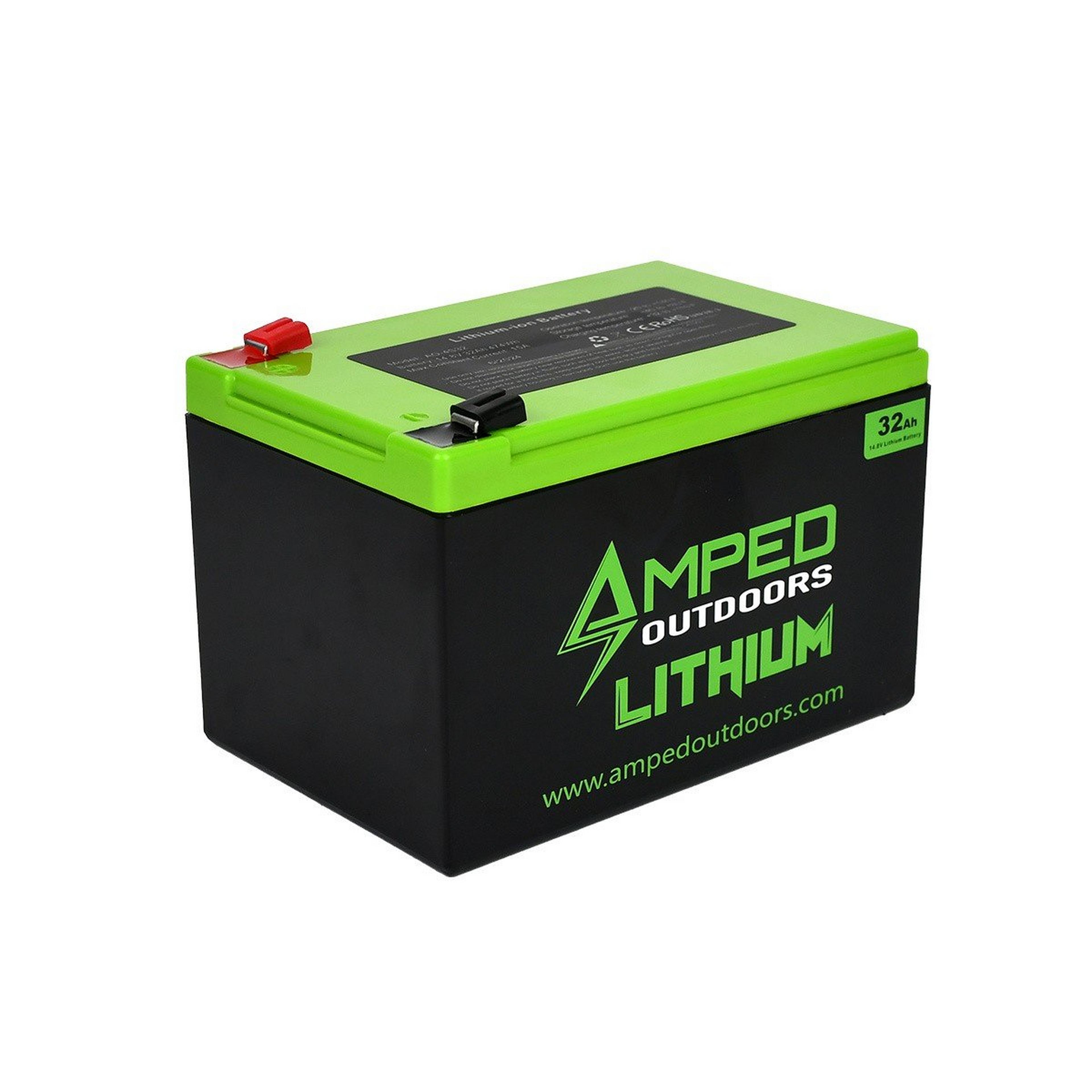 Amped Outdoors 32AH (14.8V NMC) Lithium Battery Charger Bluetooth