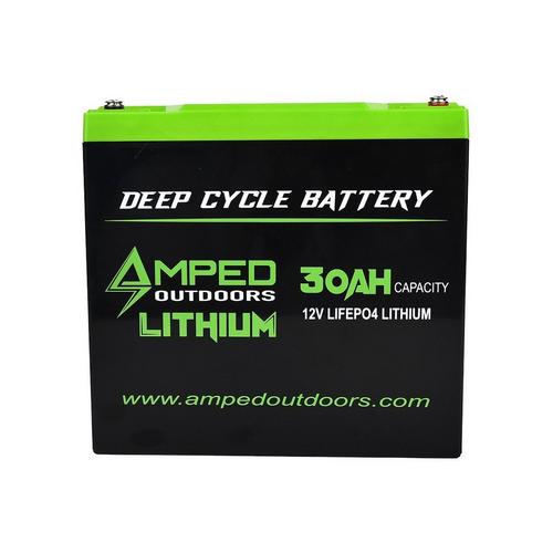 Amped Outdoors 30AH Lithium (LIFEPO4) Battery - Primary Image