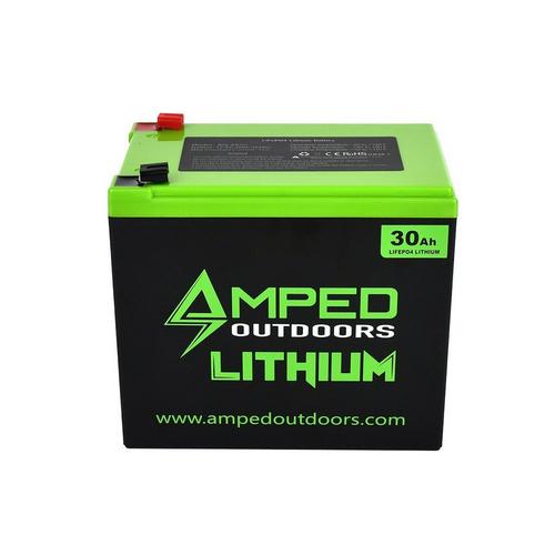Amped Outdoors 30AH Lithium (LIFEPO4) Wide Battery - Primary Image