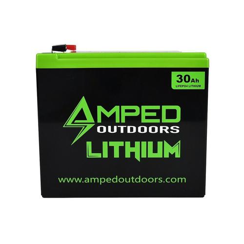 Amped Outdoors 30AH Lithium (LIFEPO4) Wide Battery - Primary Image