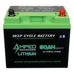Amped Outdoors 60Ah Lithium 12.8V Battery Bluetooth Heated - Thumbnail 1 of 4