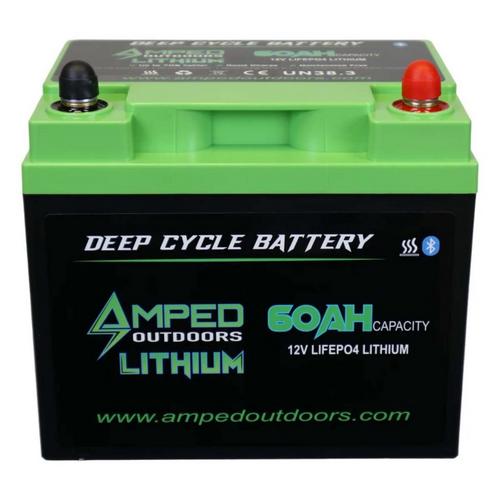 Amped Outdoors 60Ah Lithium 12.8V Battery Bluetooth Heated - Primary Image