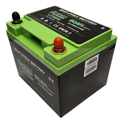 Amped Outdoors 60Ah Lithium 12.8V Battery Bluetooth Heated - Primary Image