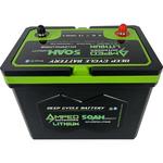 Amped Outdoors 24V 50Ah Trolling Motor Lithium Battery Bluetooth Heated w/Charger - Thumbnail 1 of 3