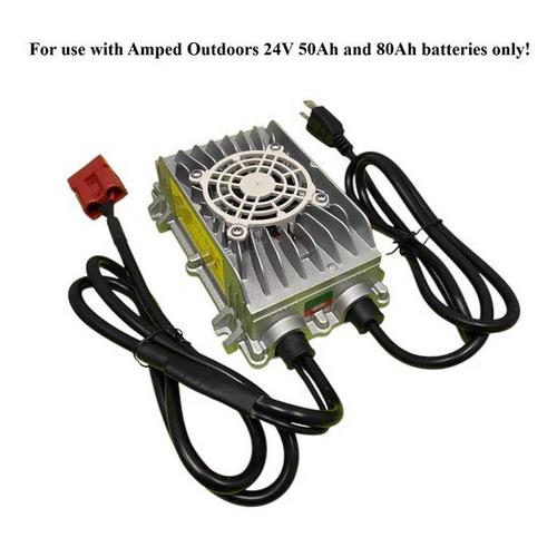 Amped Outdoors 24V 50Ah Trolling Motor Lithium Battery Bluetooth Heated w/Charger - Primary Image