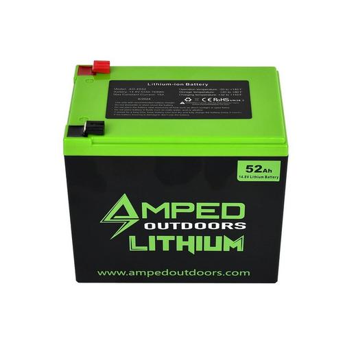 Amped Outdoors Lithium 52Ah Bluetooth Battery - Primary Image