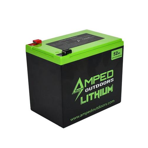 Amped Outdoors Lithium 52Ah Bluetooth Battery - Primary Image