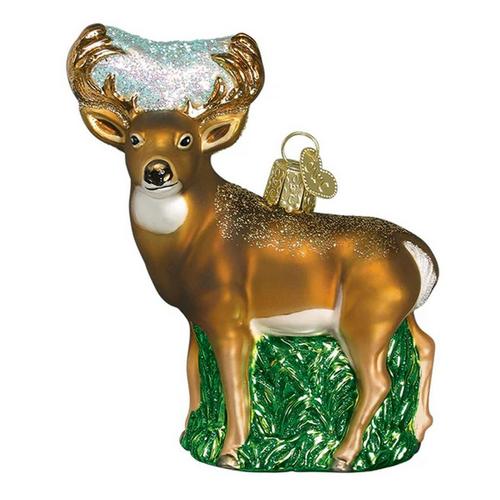 Old World Christmas Whitetail Deer Ornament - Primary Image