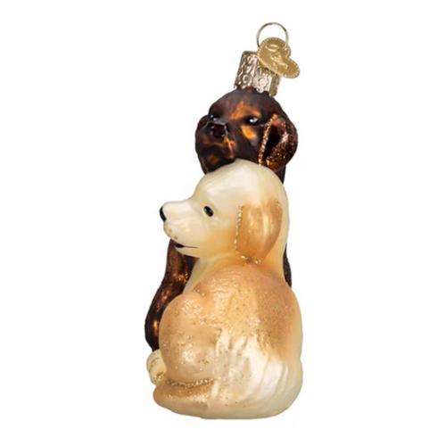 Old World Christmas Puppy Love Ornament - Primary Image