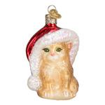 Old World Christmas Santa's Kitten Ornament - Thumbnail 1 of 6