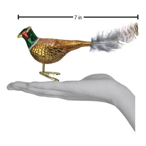 Old World Christmas Pheasant Ornament - Primary Image