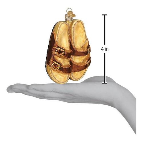 Old World Christmas Sandals Ornament - Primary Image