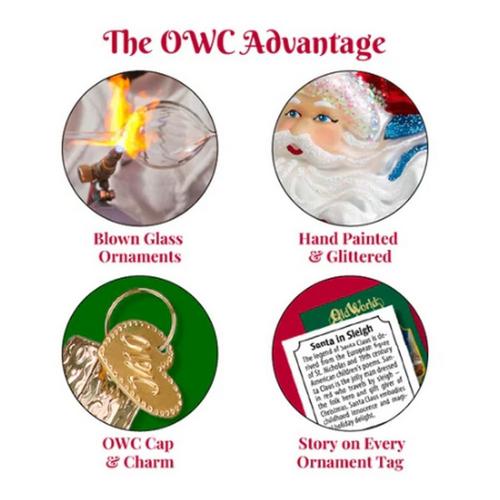 Old World Christmas Hostess Cupcake Ornament - Primary Image