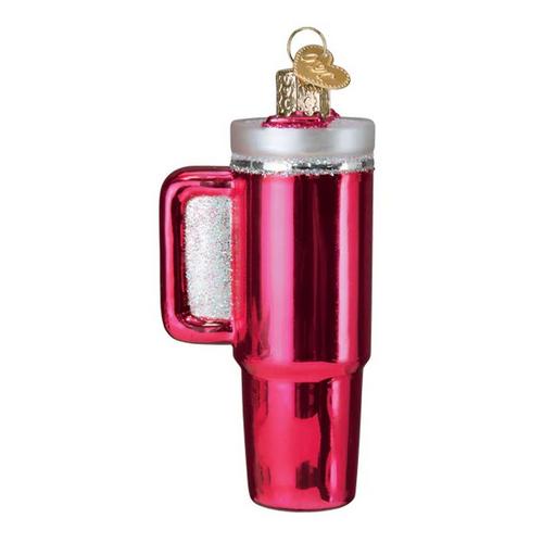 Old World Christmas Pink Kringle Cup Ornament - Primary Image