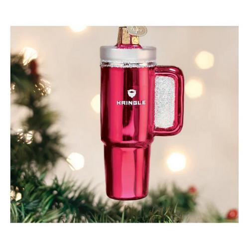 Old World Christmas Pink Kringle Cup Ornament - Primary Image