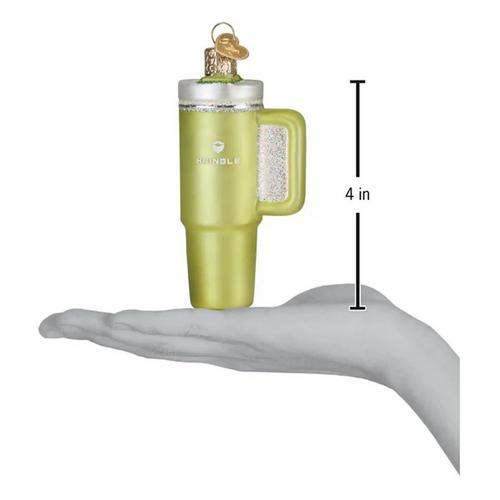 Old World Christmas Green Kringle Cup Ornament - Primary Image