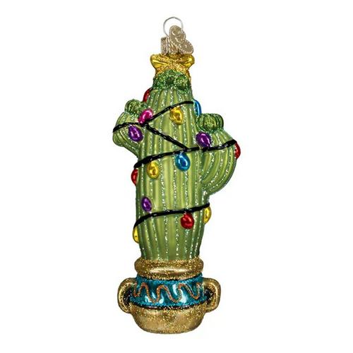 Old World Christmas Christmas Cactus Ornament - Primary Image
