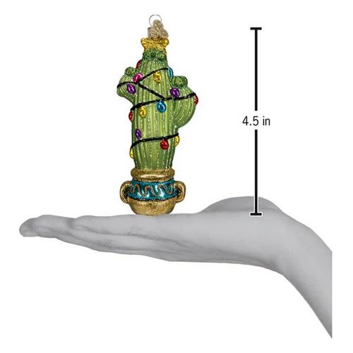 Old World Christmas Christmas Cactus Ornament - Primary Image