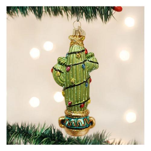 Old World Christmas Christmas Cactus Ornament - Primary Image