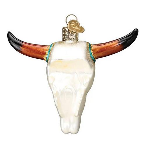 Old World Christmas Southwestern Steer Skull Ornament - Primary Image