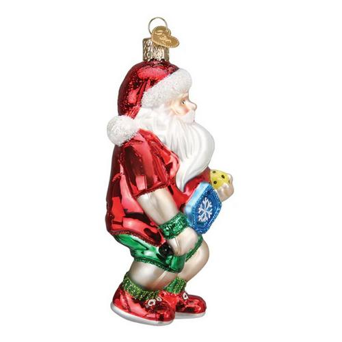 Old World Christmas Pickleball Santa Ornament - Primary Image