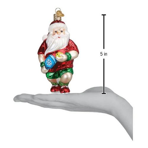 Old World Christmas Pickleball Santa Ornament - Primary Image