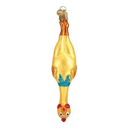 Old World Christmas Rubber Chicken Ornament - Primary Image