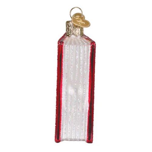 Old World Christmas Corduroy Book Ornament - Primary Image