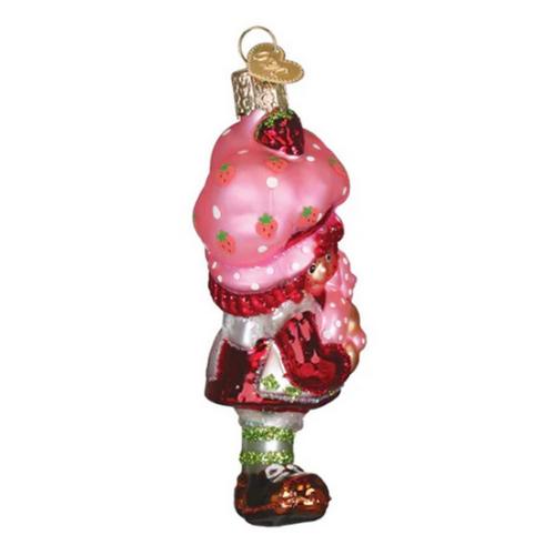 Old World Christmas Strawberry Shortcake & Custard Ornament - Primary Image