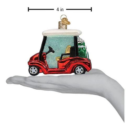 Old World Christmas Golf Cart Ornament - Primary Image