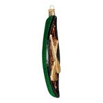 Old World Christmas Green Canoe Ornament - Thumbnail 1 of 2