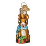 Old World Christmas Mini Rudolph The Red-Nosed Reindeer Ornament - Thumbnail 1 of 6