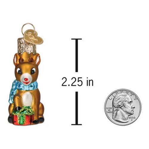 Old World Christmas Mini Rudolph The Red-Nosed Reindeer Ornament - Primary Image