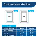 PetSafe Freedom Aluminum Pet Door - Thumbnail 5 of 6