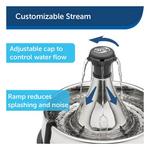 PetSafe Drinkwell Stainless Multi-Pet Pet Fountain - Thumbnail 4 of 5
