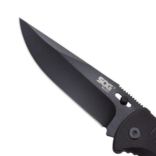 SOG Salute Mini Black Folding Knife - Primary Image