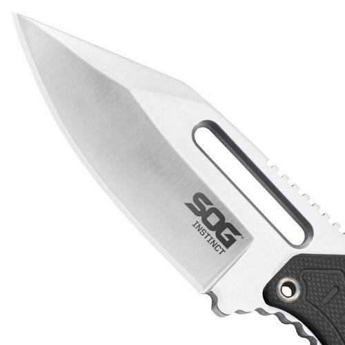 SOG Instinct G10 Satin Fixed Knife - Primary Image