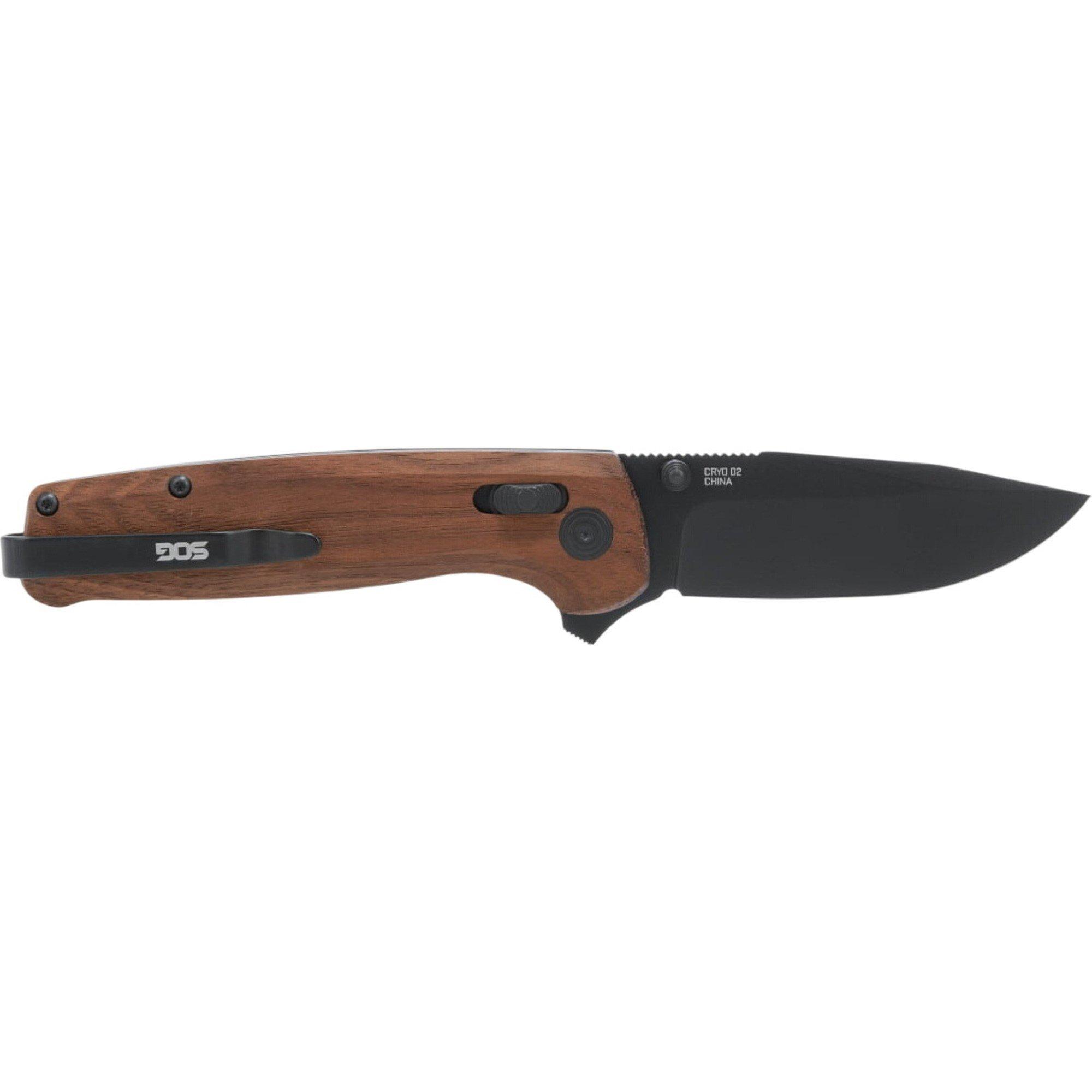 SOG TM1047-BX Terminus XR Walnut Folding Pocket Knife - SOG Knives