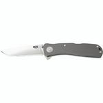 SOG Twitch II Satin Drop Point Folding Pocket Knife - Thumbnail 1 of 5