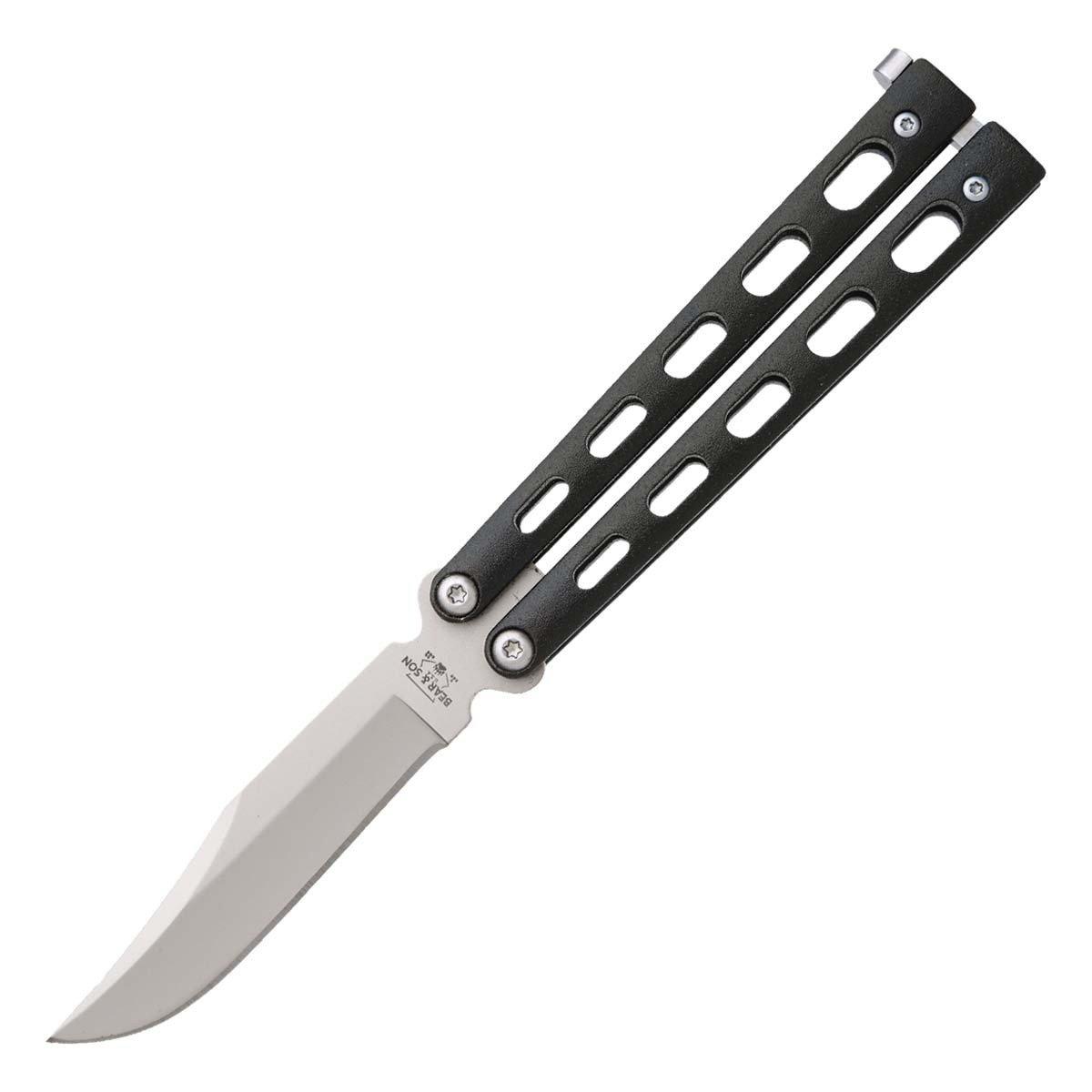 Bear & Son Cutlery 113 Clip Point Butterfly Knife - Bear & Son Cutlery