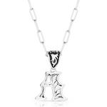 Montana Silversmiths Western Initial Necklace - Thumbnail 1 of 4