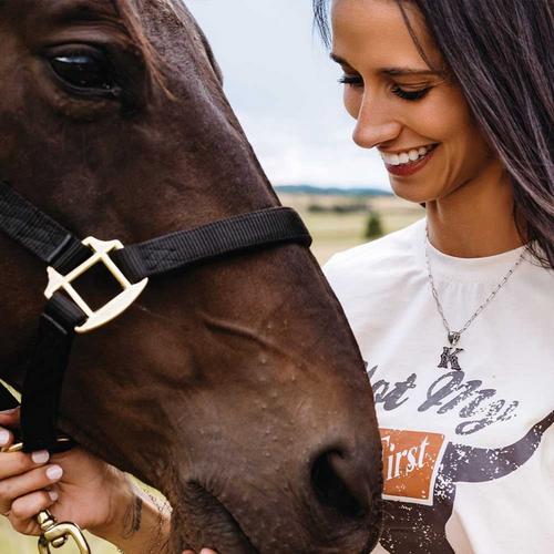 Montana Silversmiths Western Initial Necklace - Primary Image