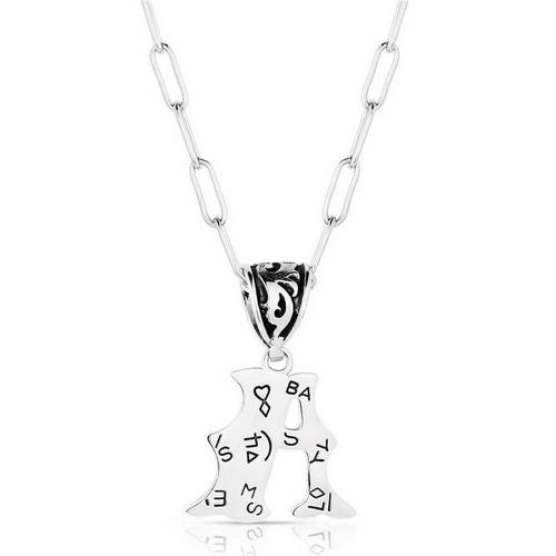 Montana Silversmiths Western Initial Necklace - Primary Image