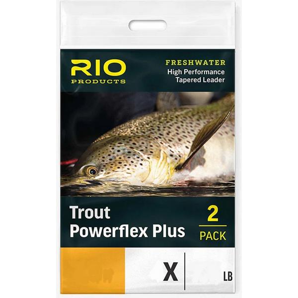 RIO Powerflex Plus Leader 9 ft 2 Pack