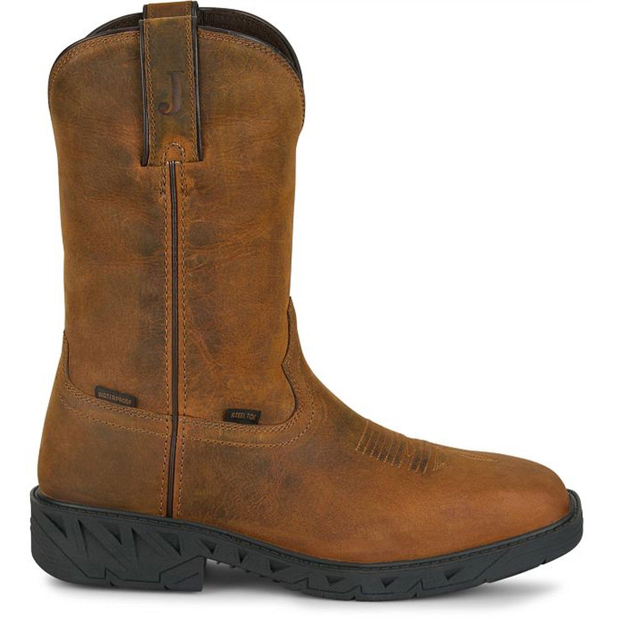 Justin Original Workboots Prodigy Trencher 11 Inch Waterproof Steel Toe Work Boots