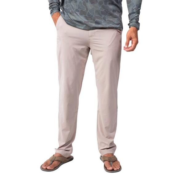 Men's Skinny Water Culture Drifter Fly Fishing Chino Pants Medium Taupe
