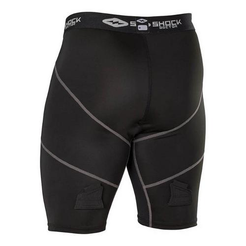 Men's Shock Doctor Compression Hockey Shorts with Bioflex Cup - Primary Image