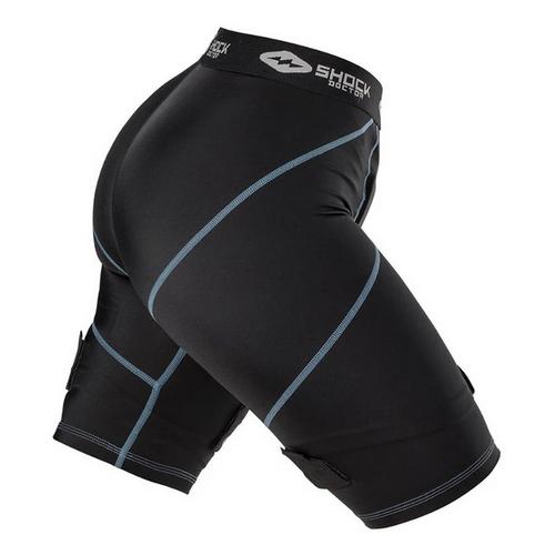 Girl's Shock Doctor Compression Hockey Shorts with Pelvic Protector - Primary Image